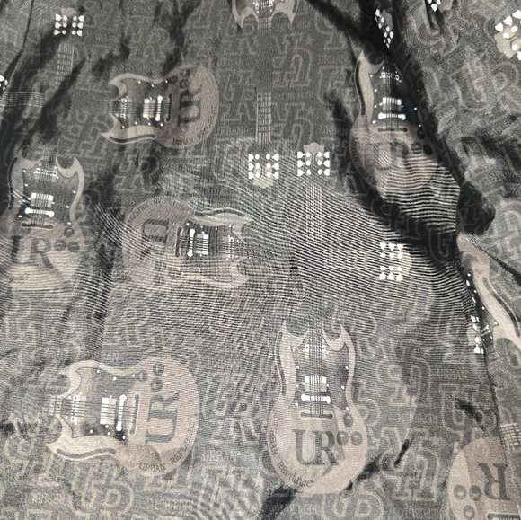 Urban Republic Black Bomber Jacket with Gray Hood - Picture 4 of 5